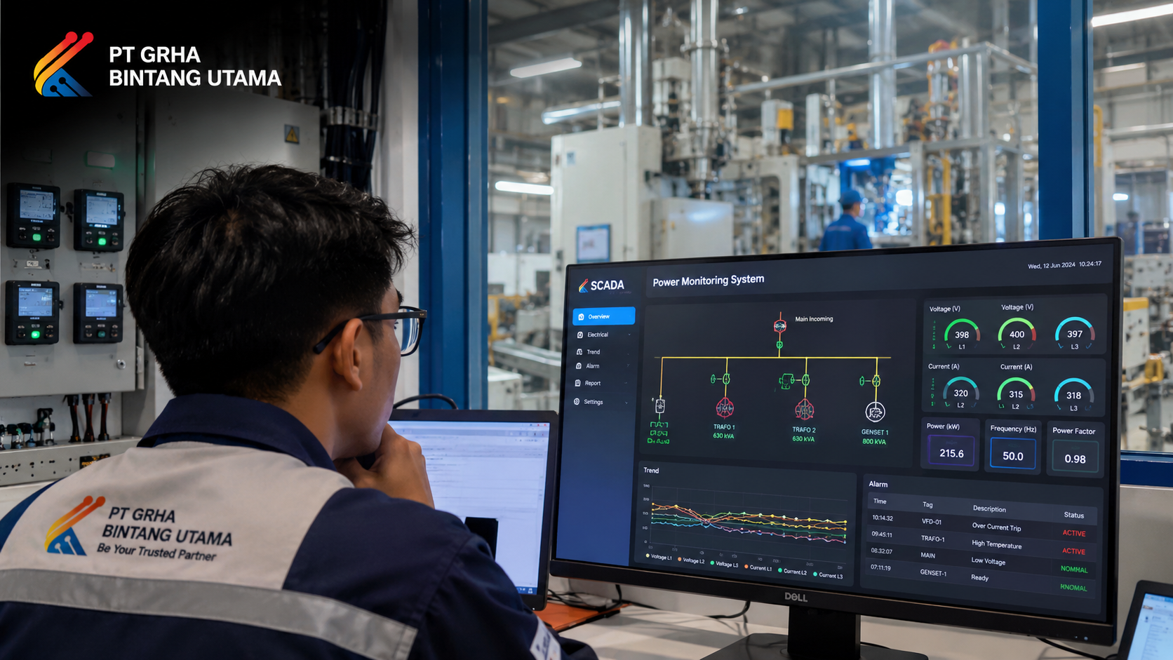 Integrasi Sensor Listrik dengan Sistem SCADA: Menuju Era Smart Factory yang Efisien, Aman, Terhubung Integrasi Sensor Listrik dengan Sistem SCADA: Menuju Era Smart Factory yang Efisien, Aman, Terhubung